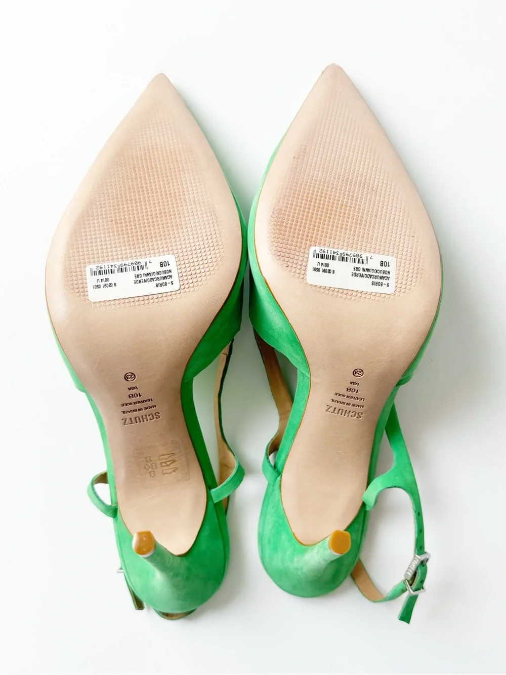 Schultz Boris Slingback Pump in Green | 10